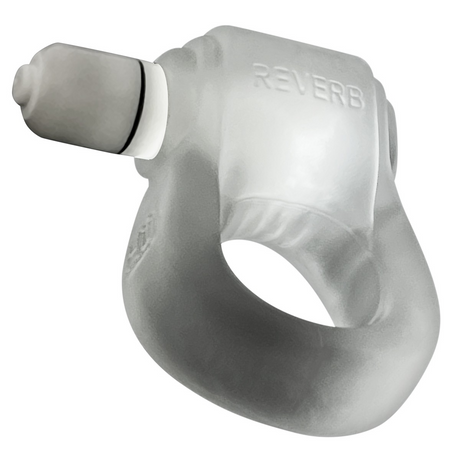 OXBALLS GlowDick LED Cockring — Clear Ice, Plus+SILICONE™ - OX-3095-CLRICE