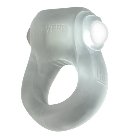 OXBALLS GlowDick LED Cockring — Clear Ice, Plus+SILICONE™ - OX-3095-CLRICE