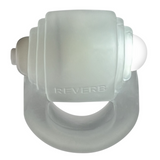 OXBALLS GlowDick LED Cockring — Clear Ice, Plus+SILICONE™ - OX-3095-CLRICE