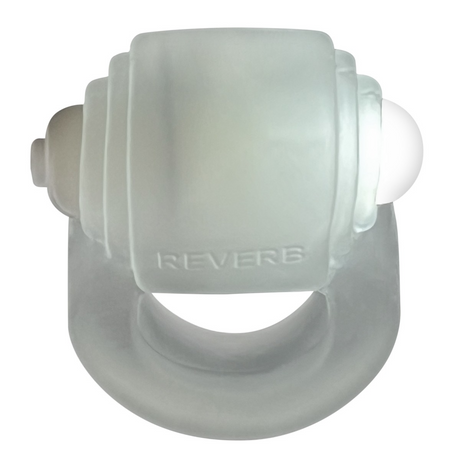 OXBALLS GlowDick LED Cockring — Clear Ice, Plus+SILICONE™ - OX-3095-CLRICE