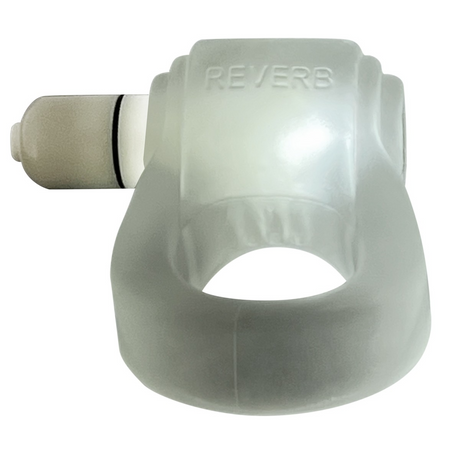 OXBALLS GlowDick LED Cockring — Clear Ice, Plus+SILICONE™ - OX-3095-CLRICE