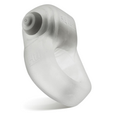 OXBALLS GlowDick LED Cockring — Clear Ice, Plus+SILICONE™ - OX-3095-CLRICE