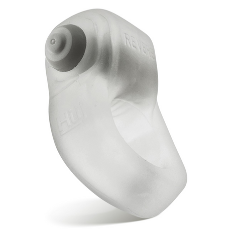 OXBALLS GlowDick LED Cockring — Clear Ice, Plus+SILICONE™ - OX-3095-CLRICE