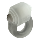 OXBALLS GlowDick LED Cockring — Clear Ice, Plus+SILICONE™ - OX-3095-CLRICE