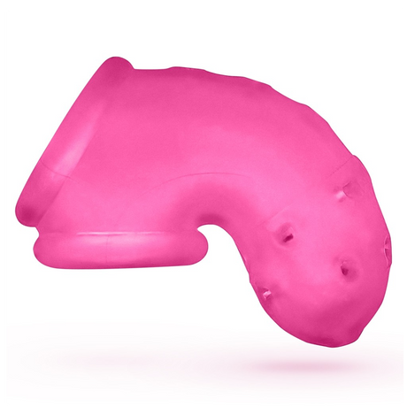 OXBALLS Airlock Vented Chastity Cage — Pink Ice - OX2827