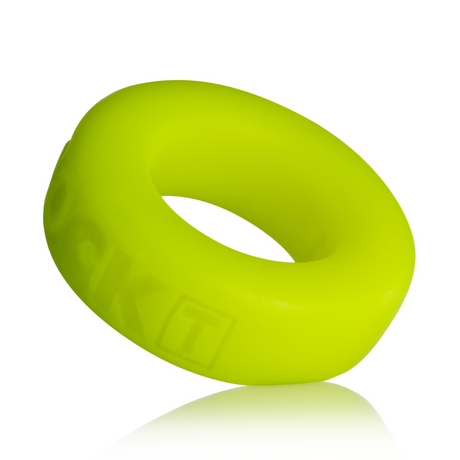 OXBALLS COCK-T Silicone Cock Ring — Acid Yellow, 4.25 in Inner - OX-AJ1003-AYLW