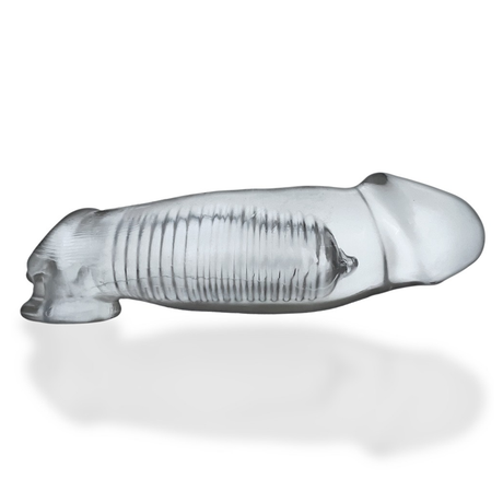 Oxballs HULK Cocksheath — Clear, 11-inch (FLEXtpr) - OX-3071-CLR