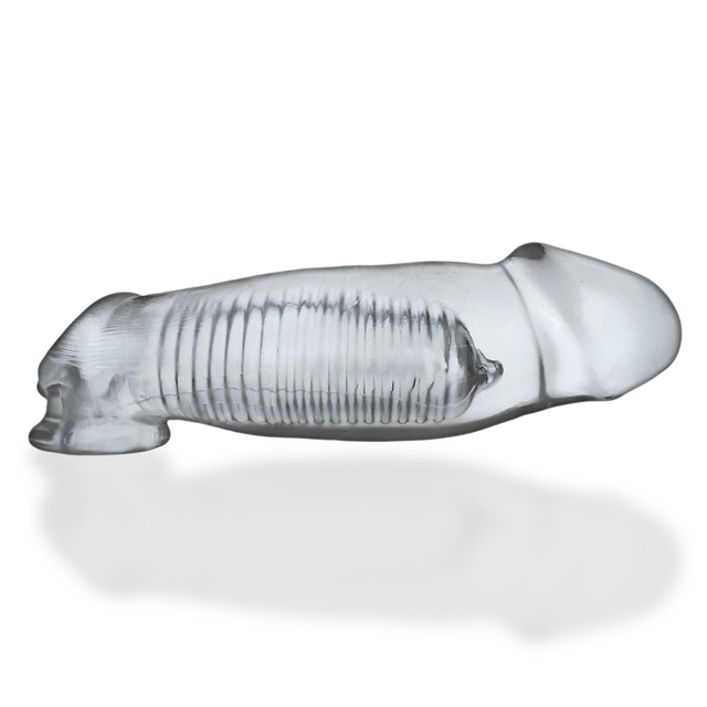 Oxballs HULK Cocksheath — Clear, 11-inch (FLEXtpr) - OX-3071-CLR