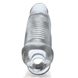 Oxballs HULK Cocksheath — Clear, 11-inch (FLEXtpr) - OX-3071-CLR