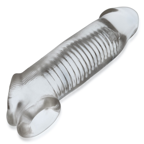 Oxballs HULK Cocksheath — Clear, 11-inch (FLEXtpr) - OX-3071-CLR