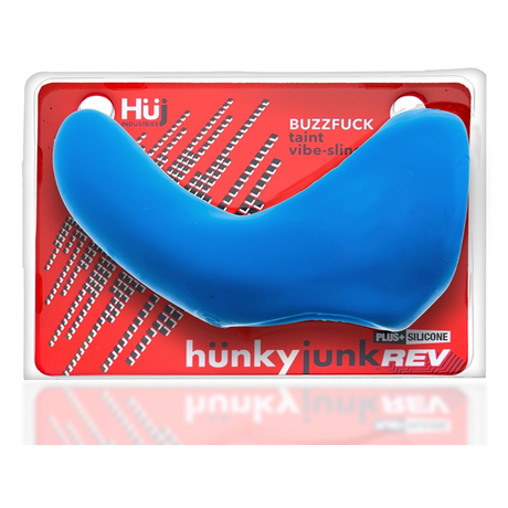 Hunkyjunk Taint Sling with Vibe — Teal Ice - HUJ3183