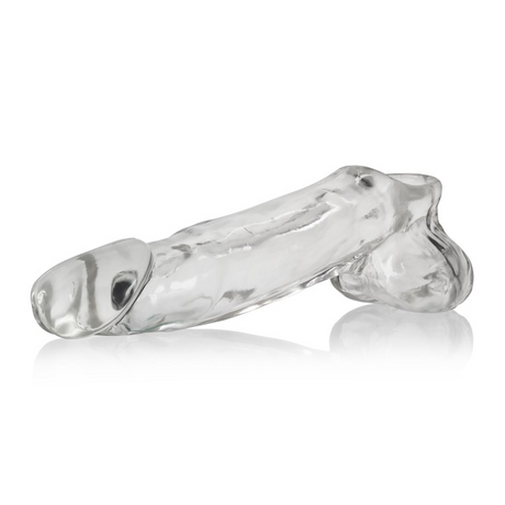 OXBALLS Daddy Hefty Cocksheath — Clear, 9.25" - OX-1319-CLR