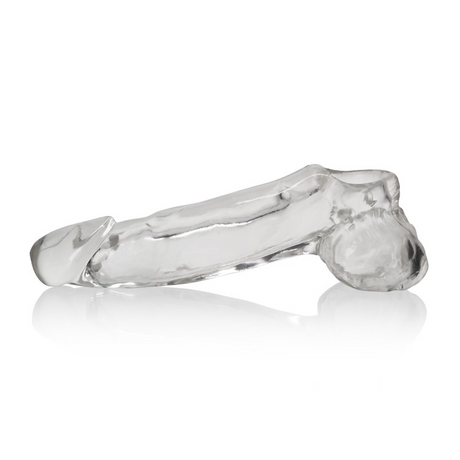 OXBALLS Daddy Hefty Cocksheath — Clear, 9.25" - OX-1319-CLR