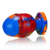 OXBALLS Honcho I Small Rainbow Buttplug - OX-1240-1-BOW