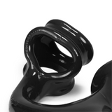 OXBALLS Alien Tail Butt Plug with Built-In Sling — Black - OX7618