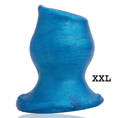 Oxballs Pig-Hole Morph 5 Hollow Plug — Blueballs (XX-Large) - OX9125