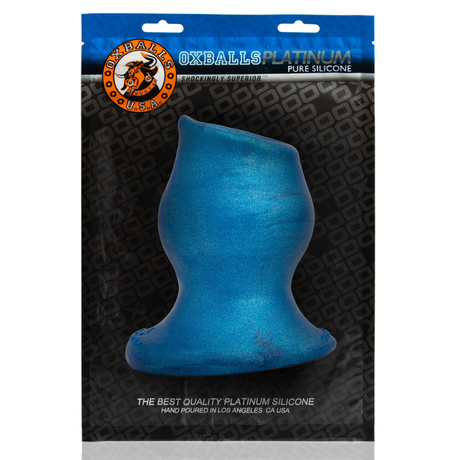 Oxballs Pig-Hole Morph 5 Hollow Plug — Blueballs (XX-Large) - OX9125