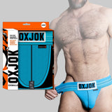 OXBALLS Slingjock Slider-Strap Jock — Pool, Large - OX-JOK-1000-POL-L