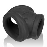 OXBALLS OXSLING Cocksling, PLUS+SILICONE — Black Ice - OX-S3026-BLK