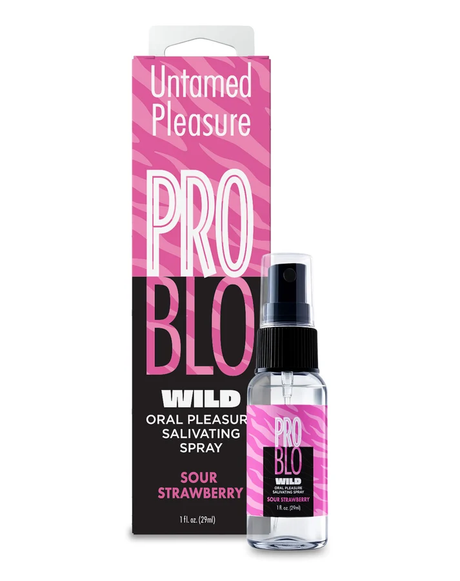 Little Genie Problo Wild Salivating Spray — Sour Strawberry, 1 oz - LG-BT.554