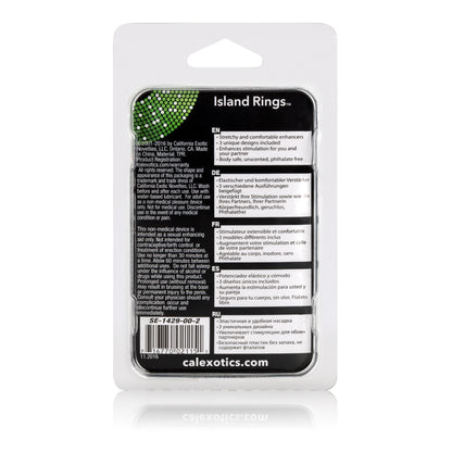 Island Rings - Clear by CalExotics