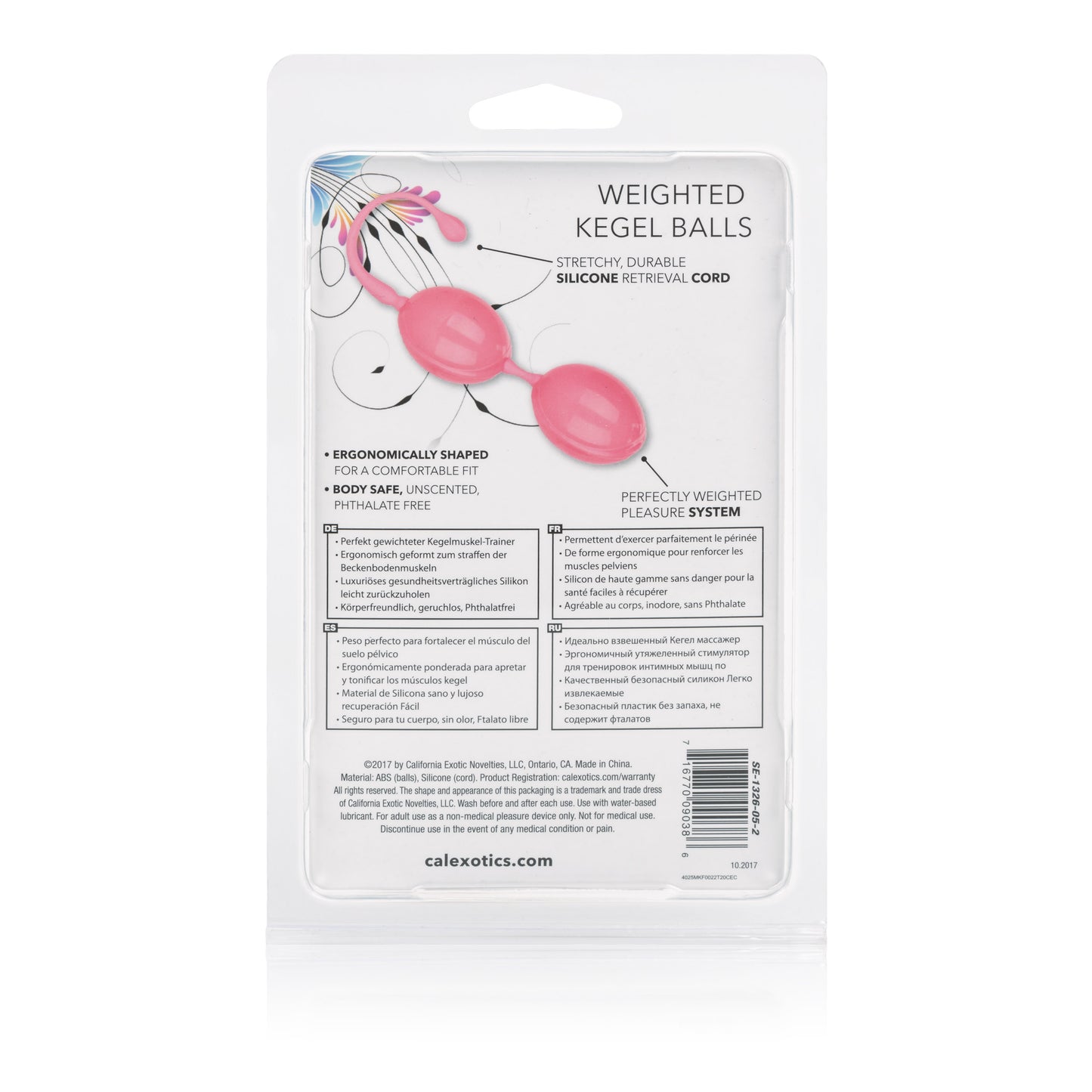 Weighted Kegel Balls - Pink by CalExotics