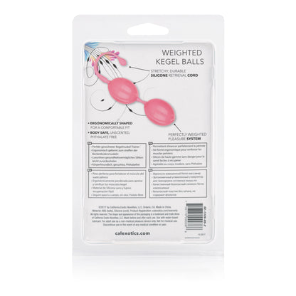 Weighted Kegel Balls - Pink by CalExotics