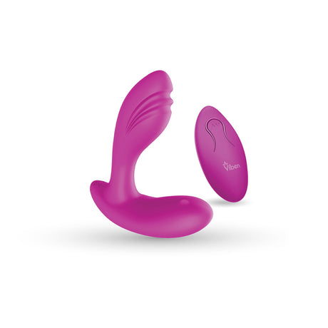 Viben Epiphany Rollerball Panty Vibe — Remote Clitoral & G‑Spot, Berry - VB-66103