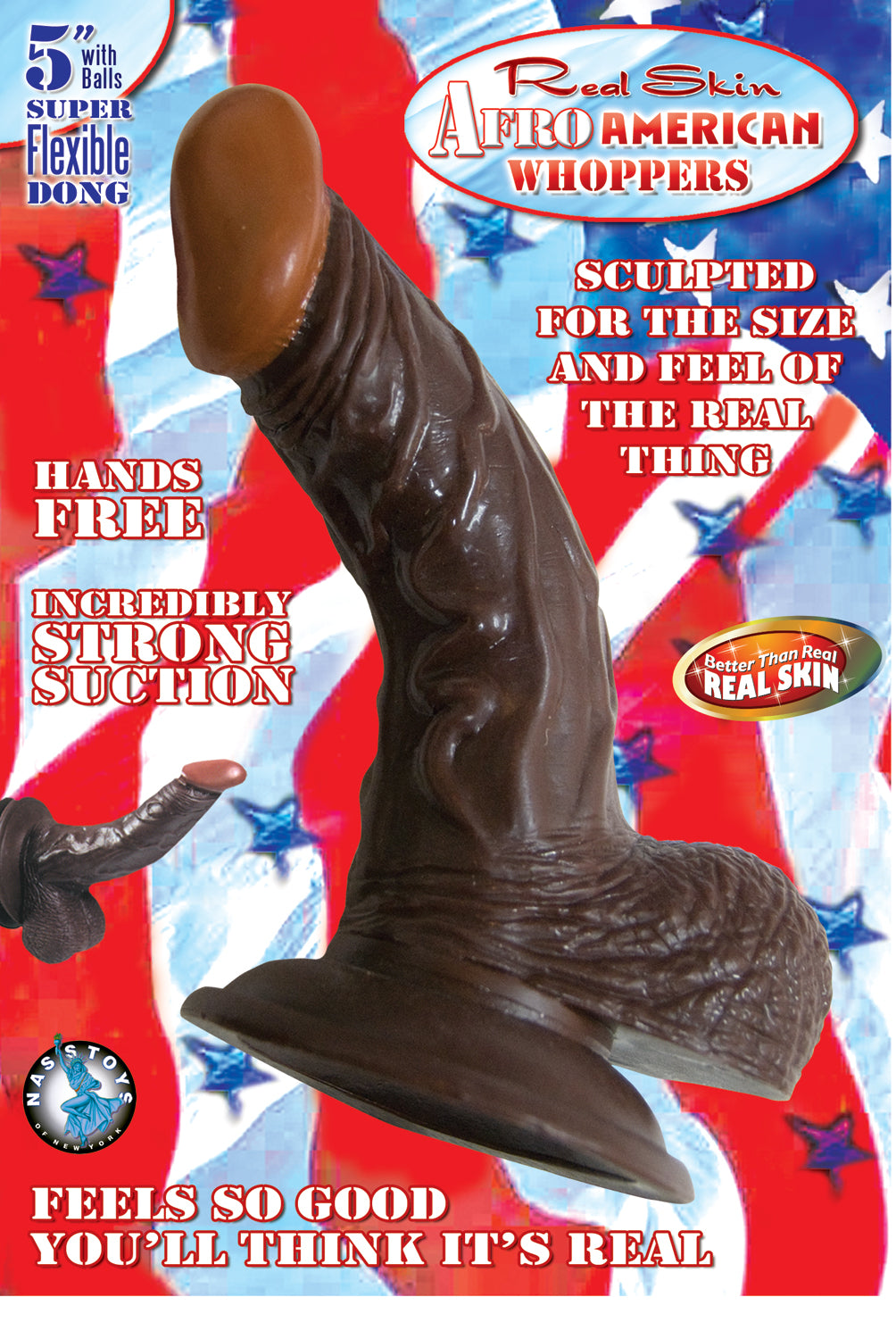 Afro American Whoppers - Brown by Nasstoys
