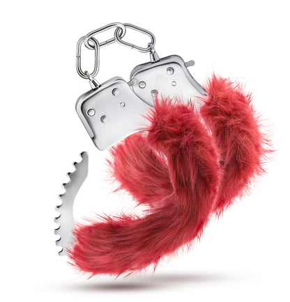 Temptasia - Plush Fur Cuffs - Burgundy by Blush