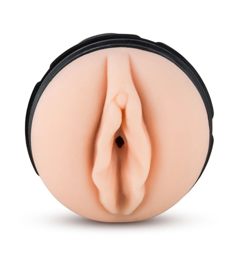 Blush M for Men The Torch Pussy Sleeve — X5, 8.5 Inch Insertable (Vanilla) - BL-120110
