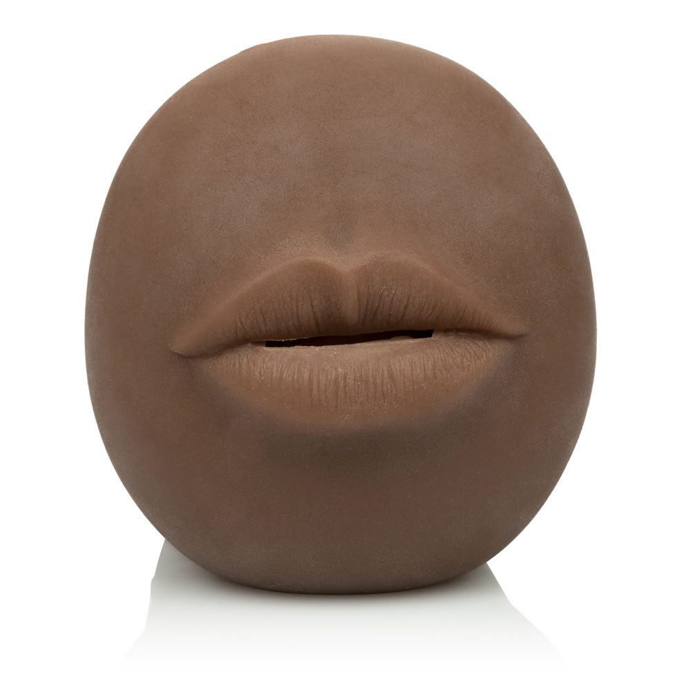 Stroke It Mouth - Brown by CalExotics