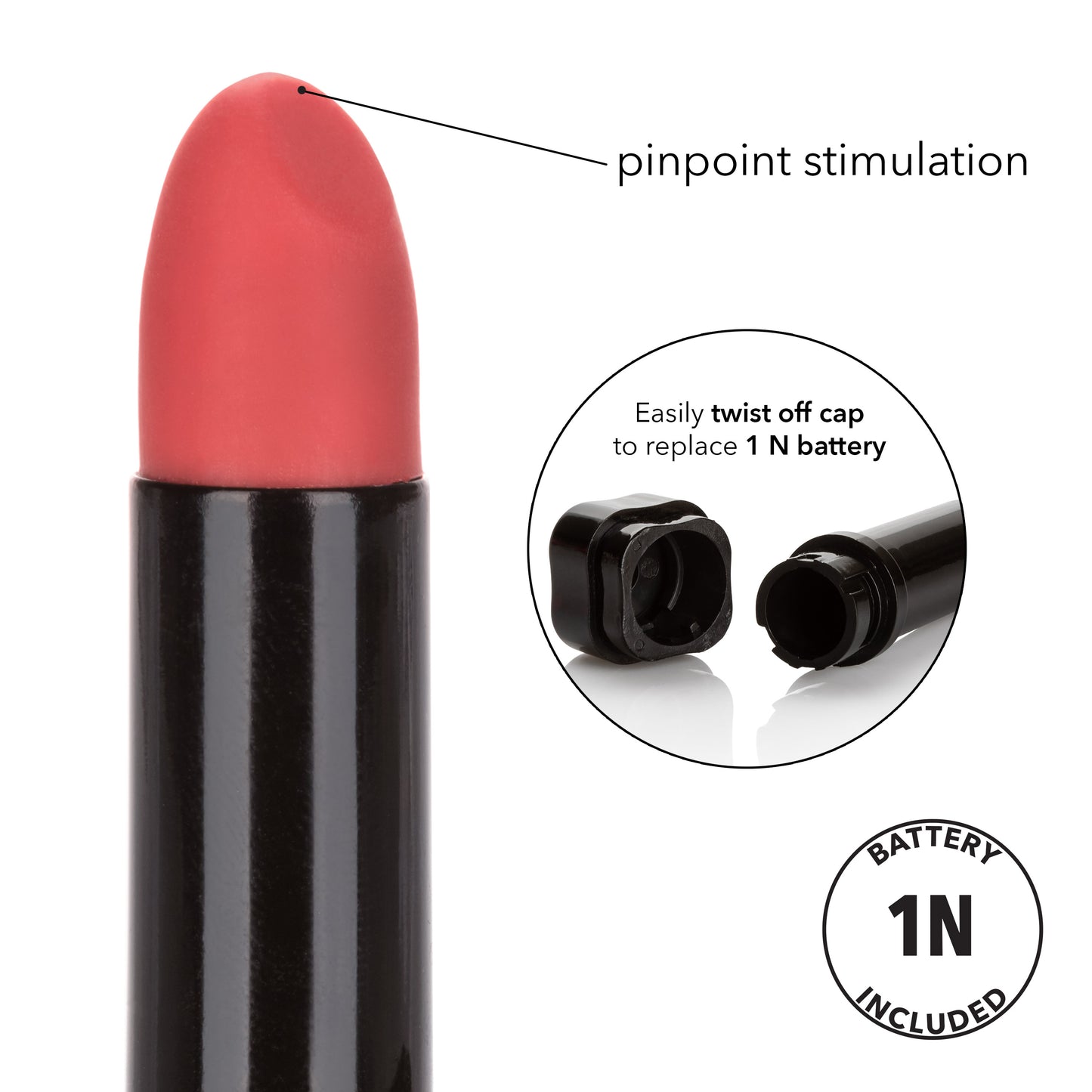 Hide and Play Lipstick - Red by CalExotics