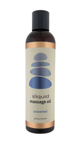 Sliquid Balance Massage Oil — Unscented, 8.5 oz - SLIQ069