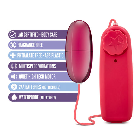 Blush B Yours Power Bullet — Cerise - BL-05500