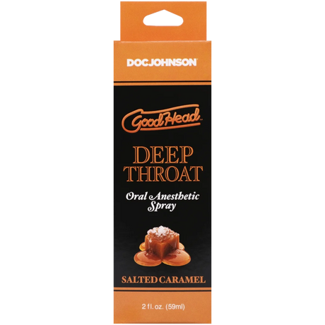 Doc Johnson GoodHead Deep Throat Spray — Salted Caramel, 2 fl. oz. - DJ1366-05-BX