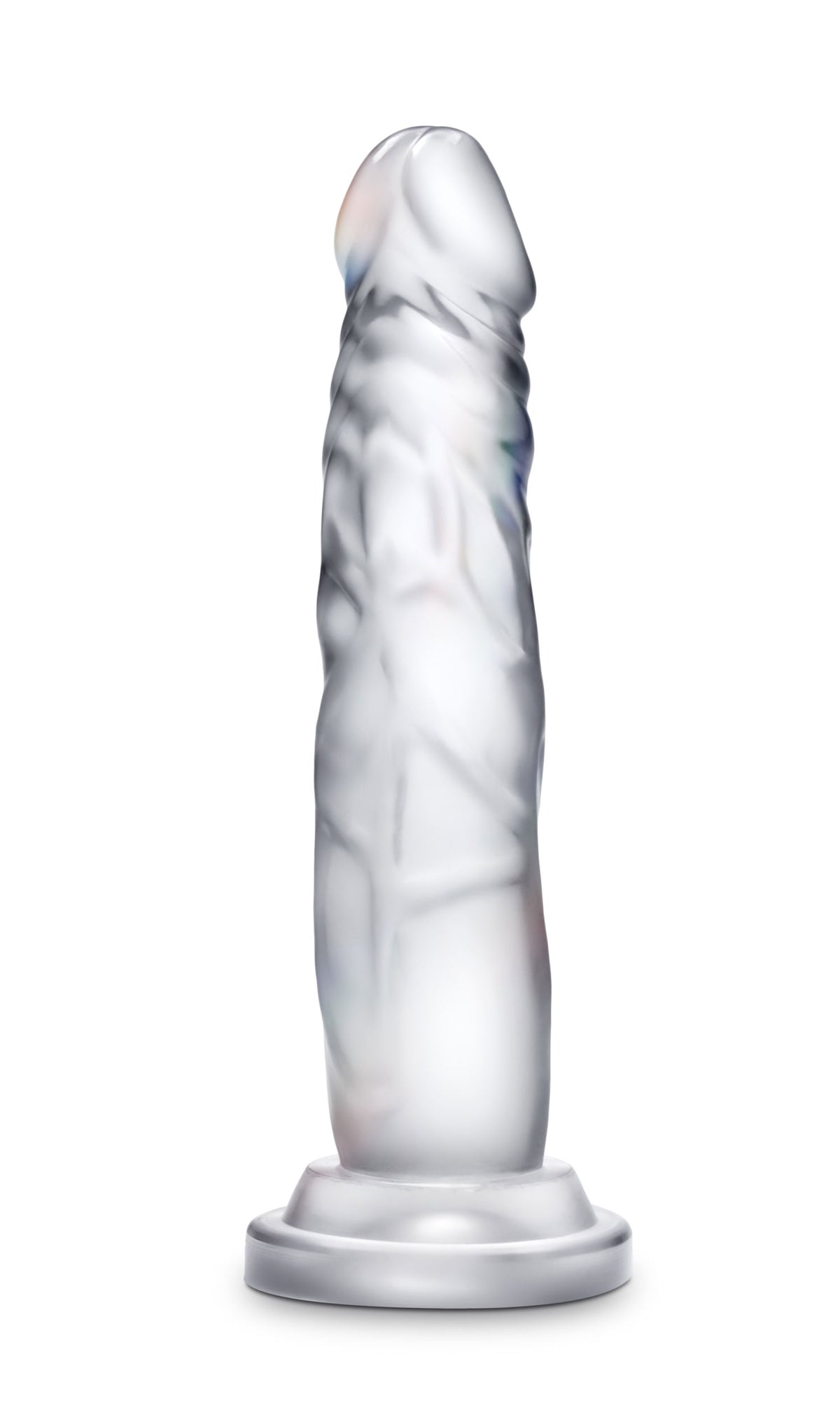 Blush B Yours Diamond Crystal Anal Dildo, Clear 7.5 in - BL-26129