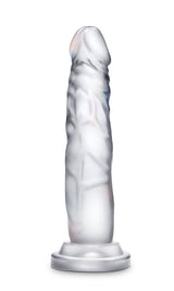 Blush B Yours Diamond Crystal Anal Dildo, Clear 7.5 in - BL-26129