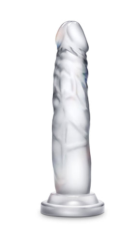 Blush B Yours Diamond Crystal Anal Dildo, Clear 7.5 in - BL-26129