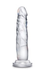 Blush B Yours Diamond Crystal Anal Dildo, Clear 7.5 in - BL-26129