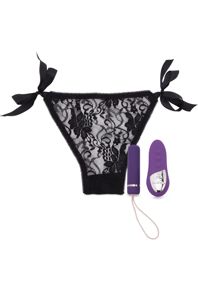 Nu Sensuelle Pleasure Panty — Purple Remote-Control Panty Vibrator - BT-W55PU