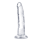 Blush B Yours Plus Lust n' Thrust Clear Dildo, 7.5 in - BL-12709