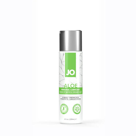 JO Lubricants Aloe Water-Based Personal Lubricant — 4 fl oz (120 mL) - JO844