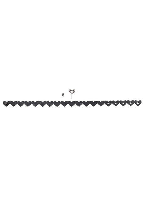 Heart Day Collar - Black