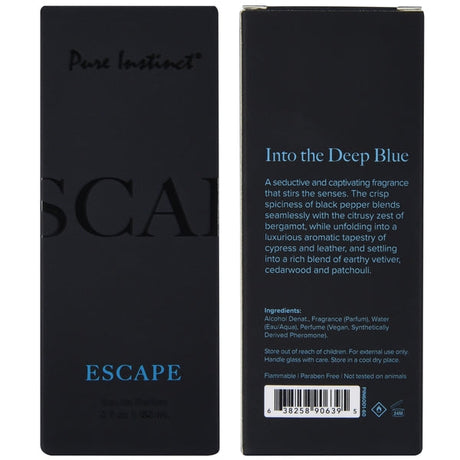 Pure Instinct Escape Pheromone Men's Perfume 60ml - PIN6001-60