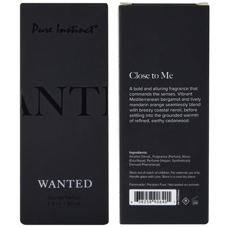 Pure Instinct Wanted Men's Pheromone Perfume — 60ml - PIN6002-60