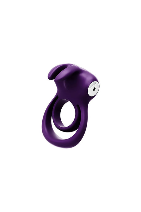 VeDO Thunder Bunny Rechargeable Dual Ring Vibrator — Purple - BU-0605