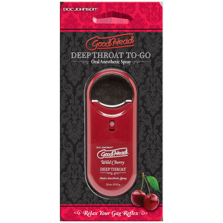 Goodhead to Go Deep Throat Spray - Wild Cherry by Doc Johnson