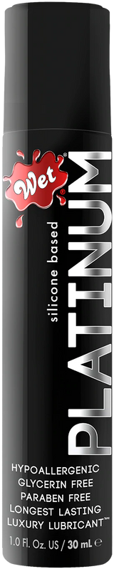 Wet Platinum Silicone Lubricant — 1 fl. oz. (30 mL) - WT20716