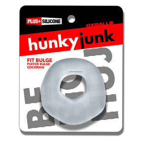 Oxballs Fit Bulge Hung-Style Cockring — Clear Steam, 2.5 in - HUJ-153-CST
